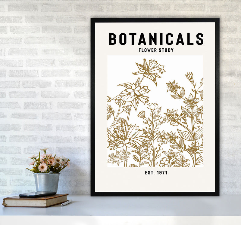 Botanicals Flower Study II Art Print by Jason Stanley A1 White Frame