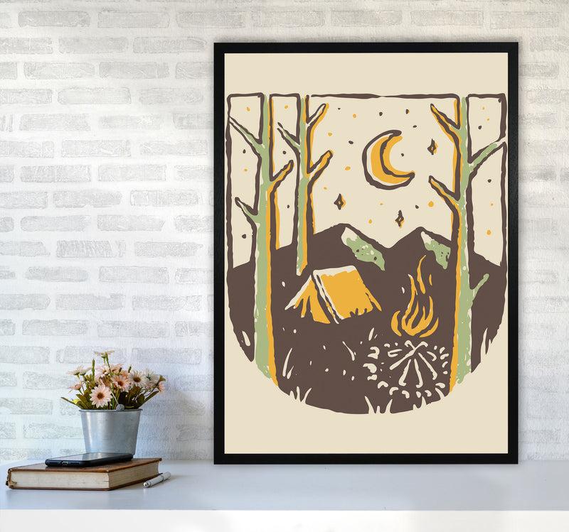 Camp Vibes Only Art Print by Jason Stanley A1 White Frame