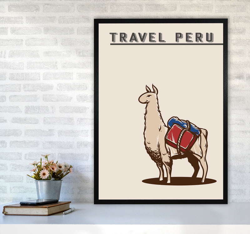 Travel Peru Art Print by Jason Stanley A1 White Frame