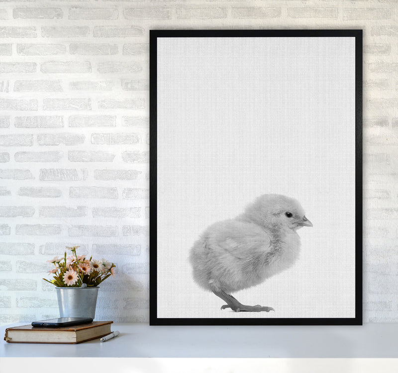 Just Me And My Chick Copy Art Print by Jason Stanley A1 White Frame