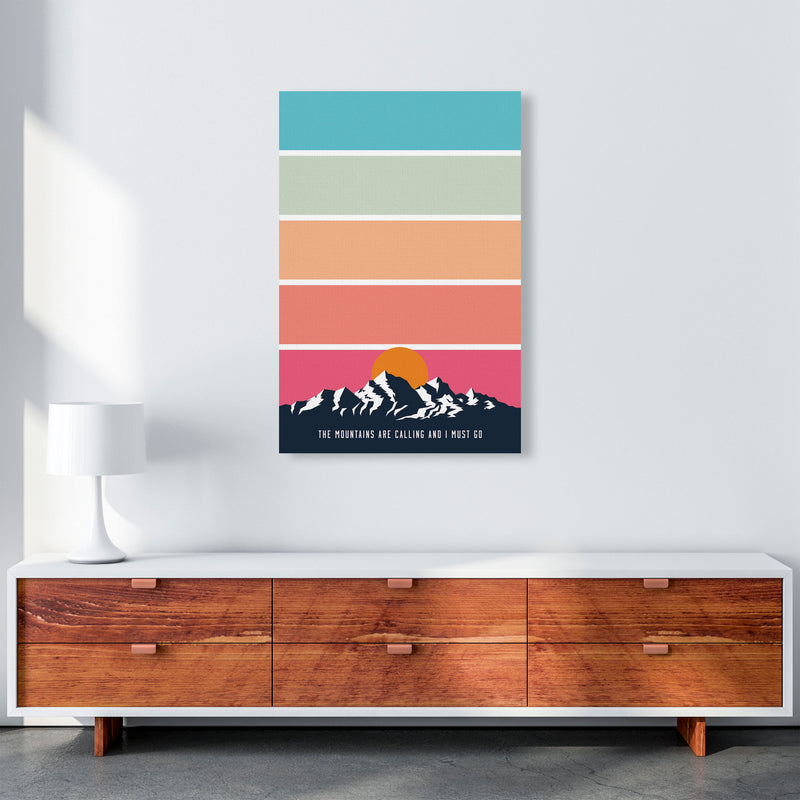 The Mountains Are Calling, And I Must Go Art Print by Jason Stanley A1 Canvas