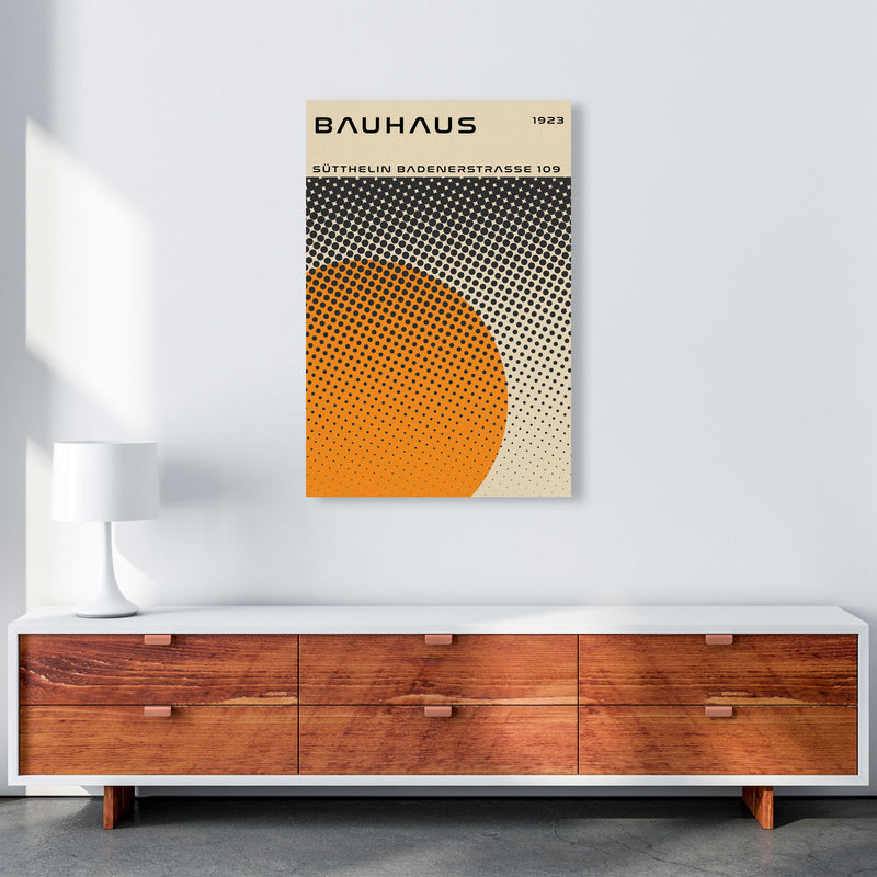 Bauhaus Geometric Yellow Vibe II Art Print by Jason Stanley A1 Canvas