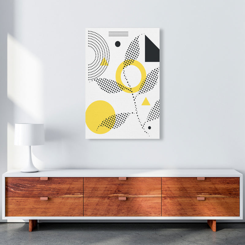 Abstract Halftone Shapes 2 Art Print by Jason Stanley A1 Canvas