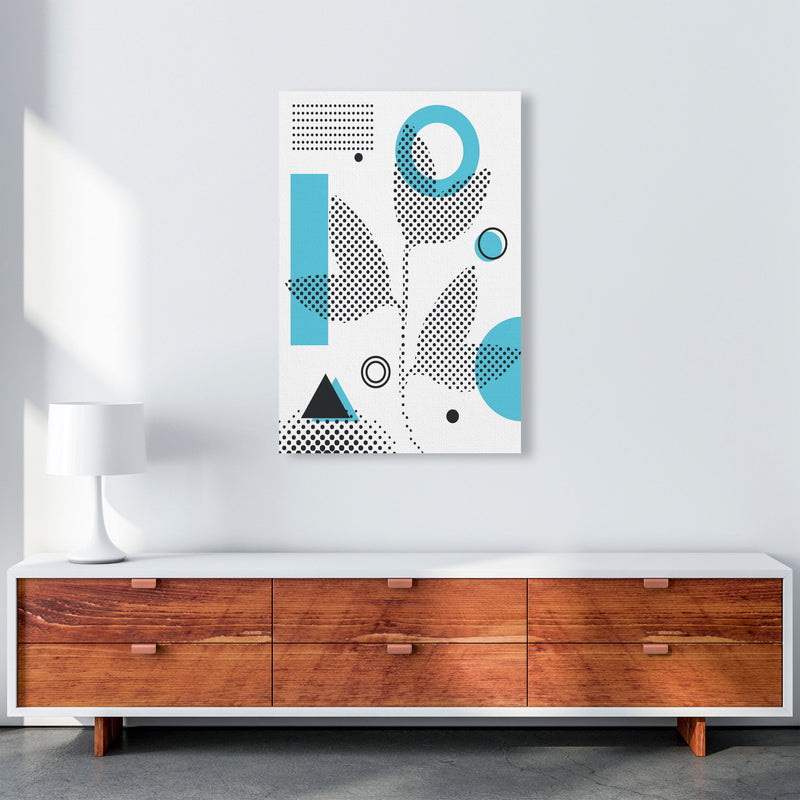 Abstract Halftone Shapes 3 Art Print by Jason Stanley A1 Canvas