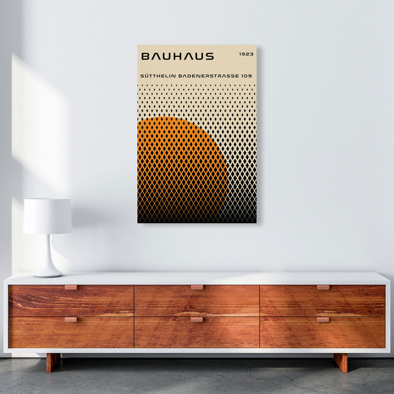 Bauhaus Geometric Yellow Art Print by Jason Stanley A1 Canvas