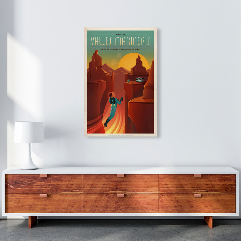 Spacex - Olympus Mons Art Print by Jason Stanley A1 Canvas