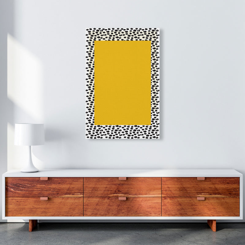 Minimal Yellow Poster Art Print by Jason Stanley A1 Canvas