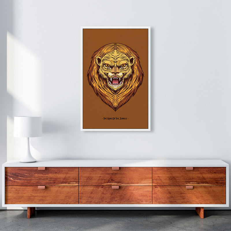 The King Of The Jungle Art Print by Jason Stanley A1 Canvas