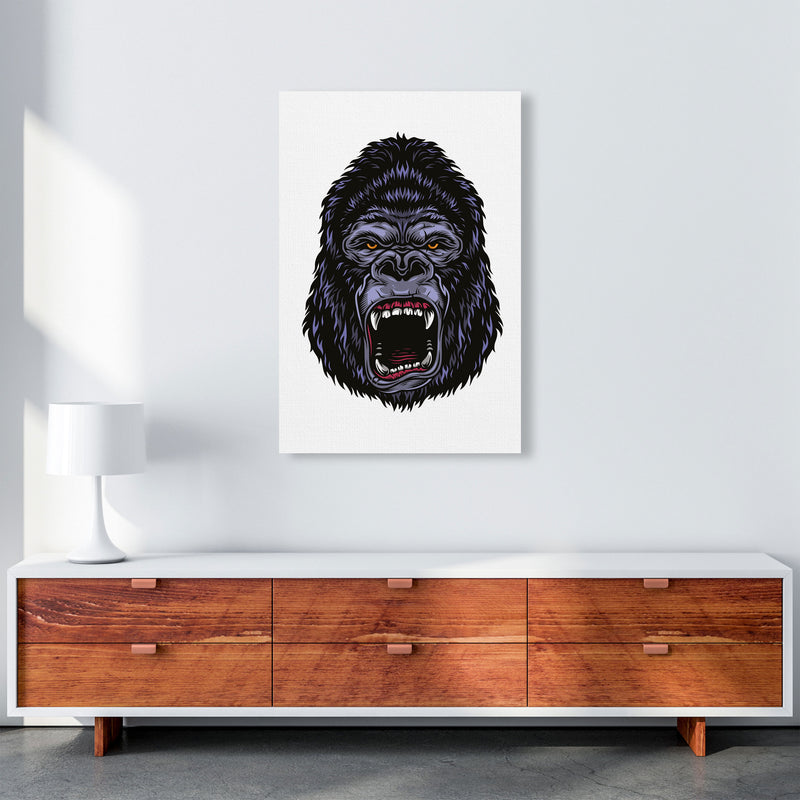 Gorilla Illustration Art Print by Jason Stanley A1 Canvas