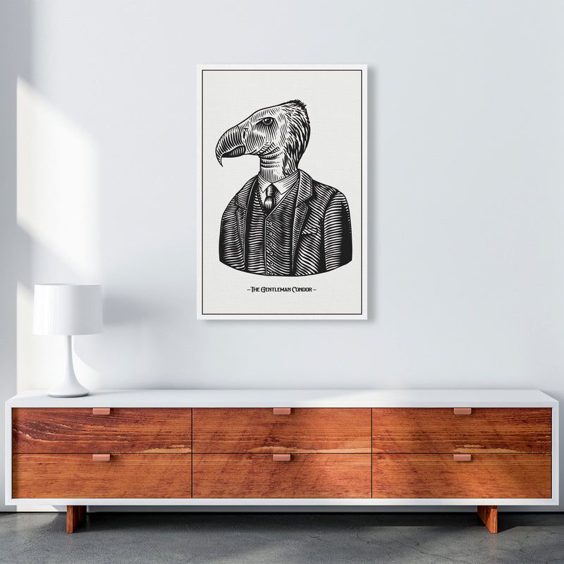 The Gentleman Condor Art Print by Jason Stanley A1 Canvas