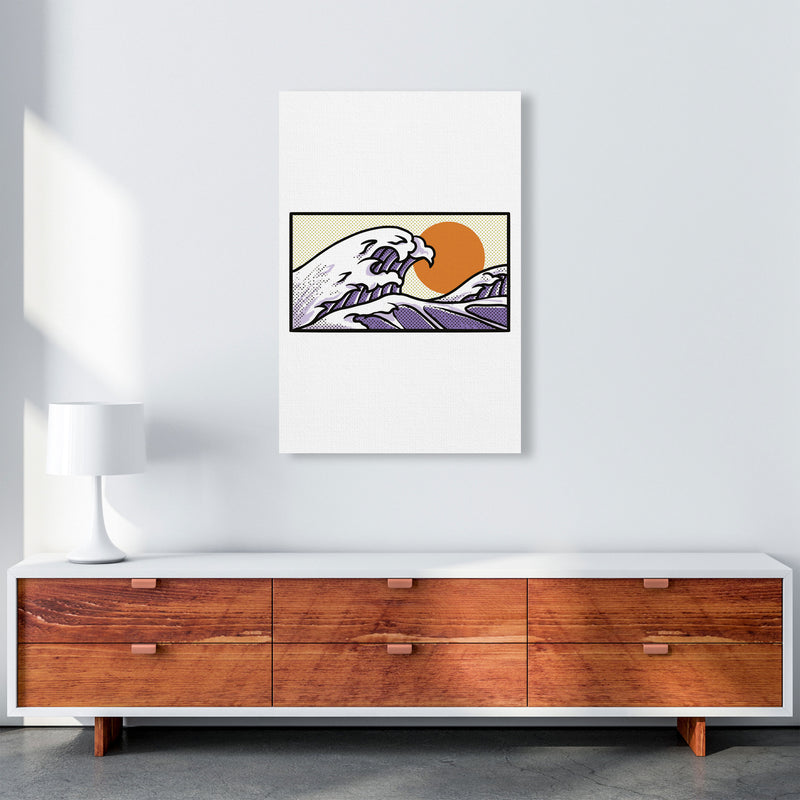 Japanese Wave Vibes Art Print by Jason Stanley A1 Canvas