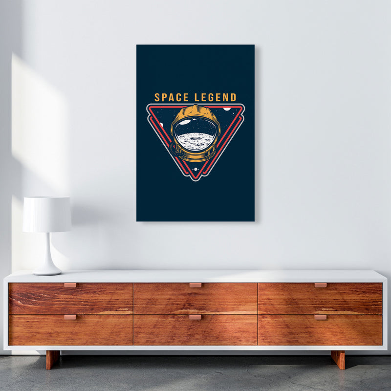 Space Legend Blue Art Print by Jason Stanley A1 Canvas