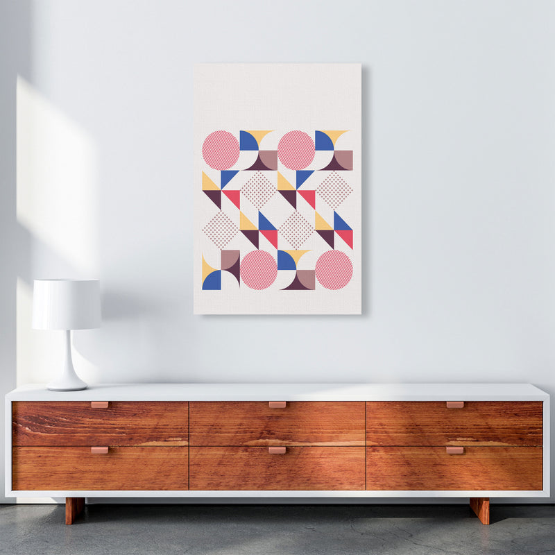 Retro Geometric 1 Art Print by Jason Stanley A1 Canvas