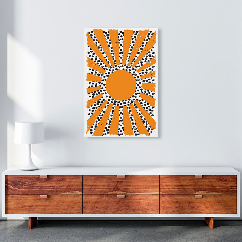 70's Inspired Sun Art Print by Jason Stanley A1 Canvas