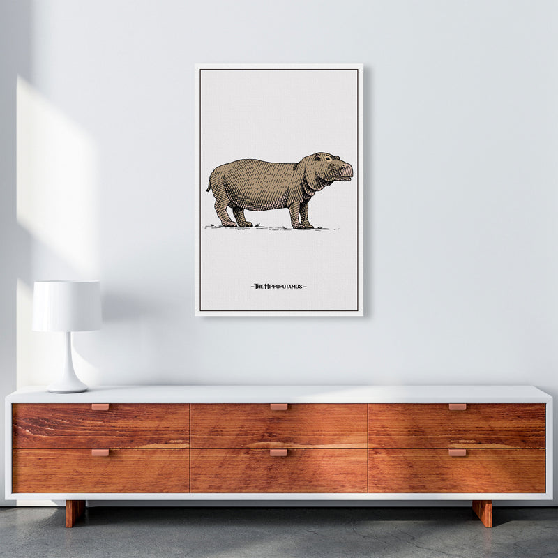 The Hippopotamus Art Print by Jason Stanley A1 Canvas