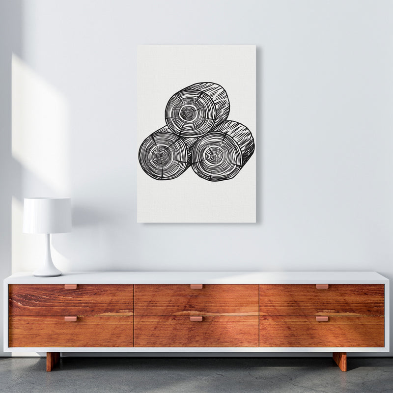 Stack O' Firewood Art Print by Jason Stanley A1 Canvas