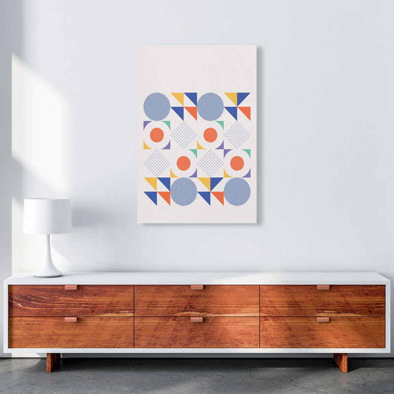 Retro Geometric 2 Art Print by Jason Stanley A1 Canvas