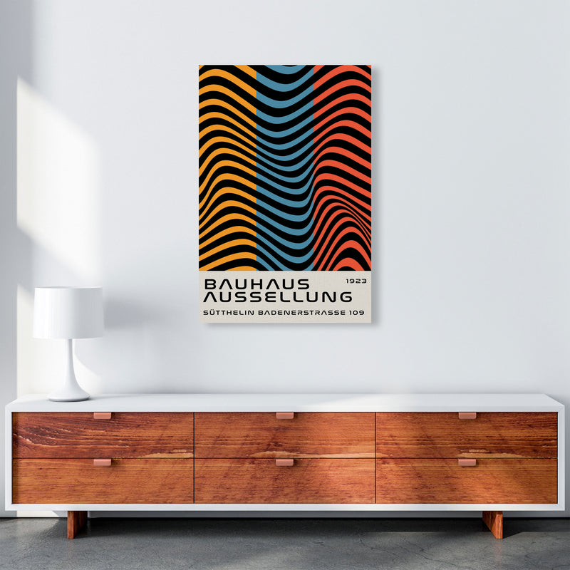 Bauhaus Tri-Color Art Print by Jason Stanley A1 Canvas