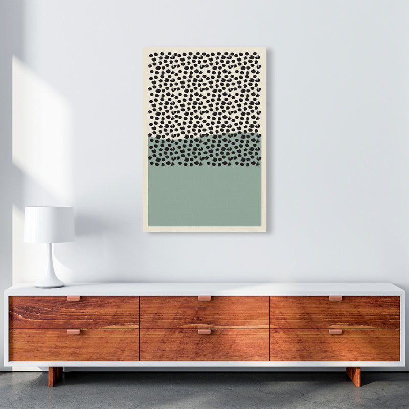 Green Midcentury Art Print by Jason Stanley A1 Canvas