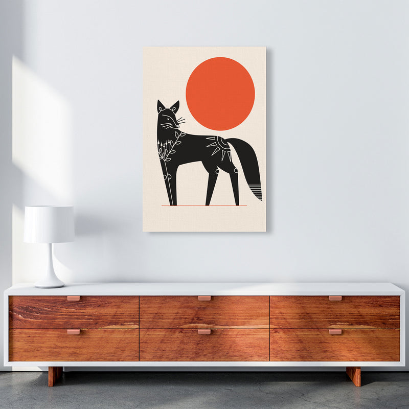 Fox And The Sun Art Print by Jason Stanley A1 Canvas