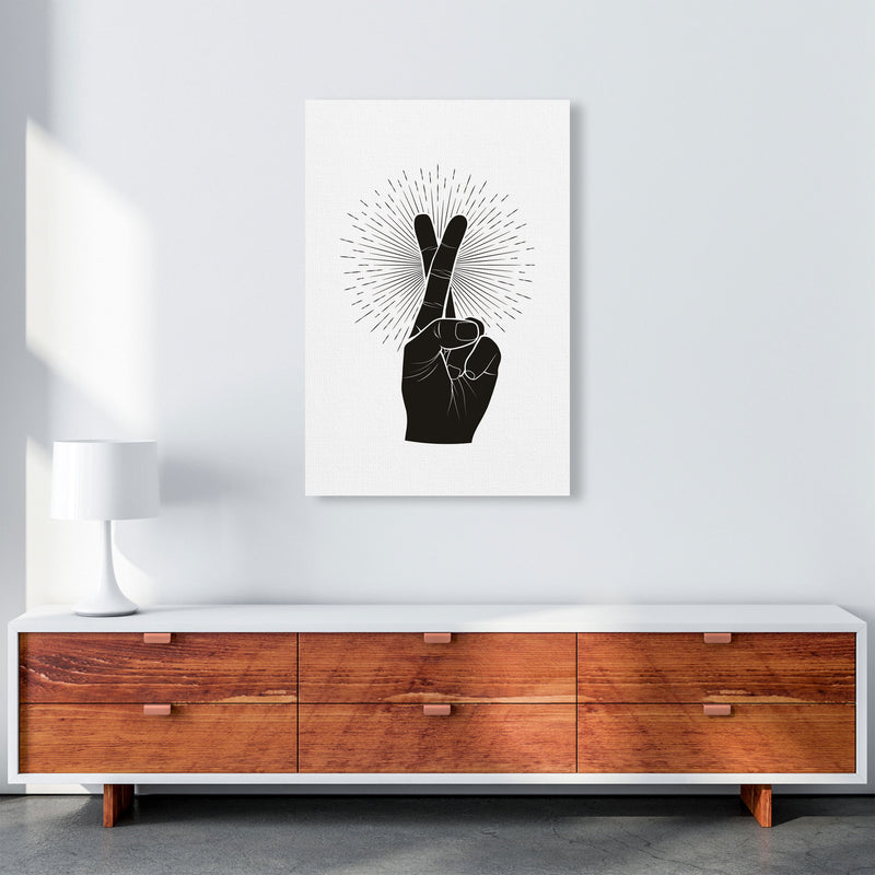 Fingers Crossed Art Print by Jason Stanley A1 Canvas