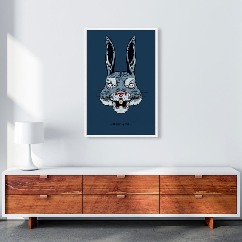 The Mad Rabbit Art Print by Jason Stanley A1 Canvas