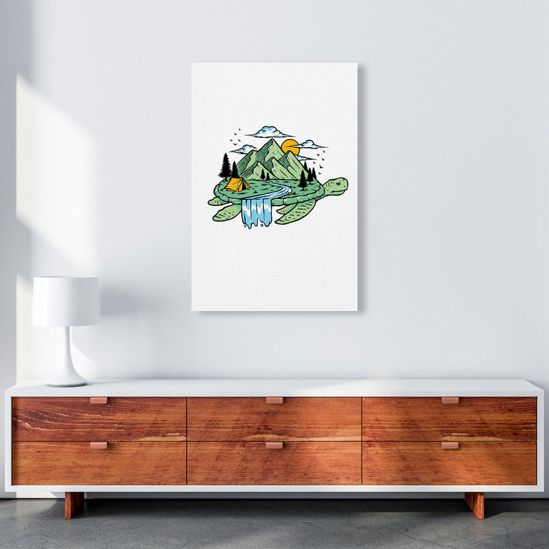 Turtle Power Art Print by Jason Stanley A1 Canvas