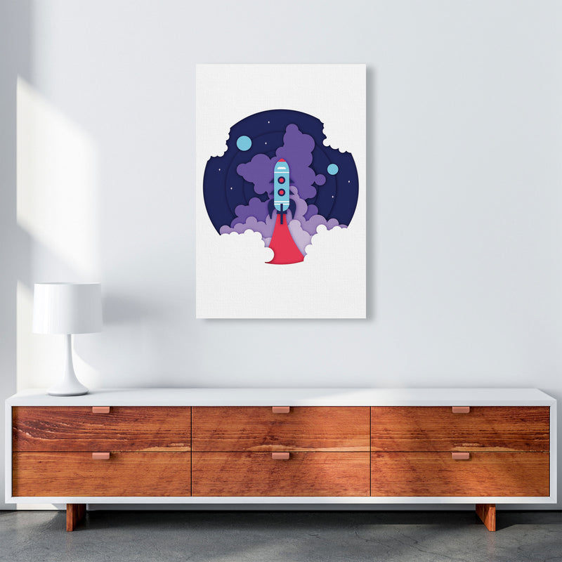 To The Moon Art Print by Jason Stanley A1 Canvas