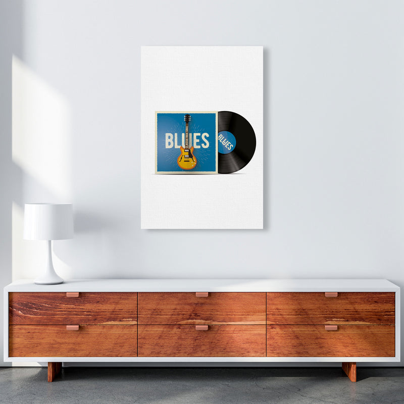 Blues Vinyl Art Print by Jason Stanley A1 Canvas