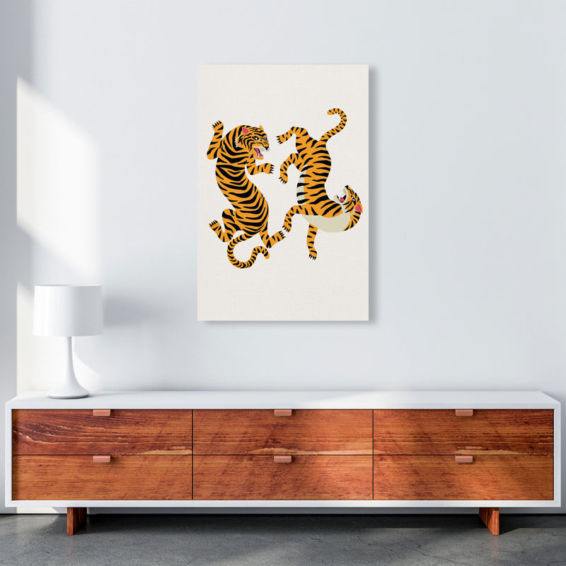 Two Tigers Art Print by Jason Stanley A1 Canvas