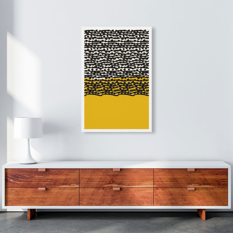 Yellow Vibe Art Print by Jason Stanley A1 Canvas