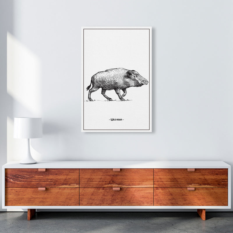 Wild Boar Art Print by Jason Stanley A1 Canvas