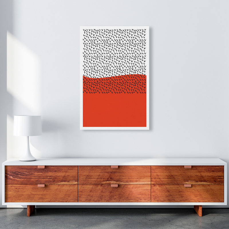 Red Vibe Art Print by Jason Stanley A1 Canvas