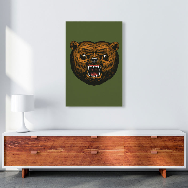 Ol Grizzly Art Print by Jason Stanley A1 Canvas