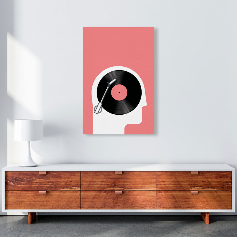 Listen To Records Art Print by Jason Stanley A1 Canvas