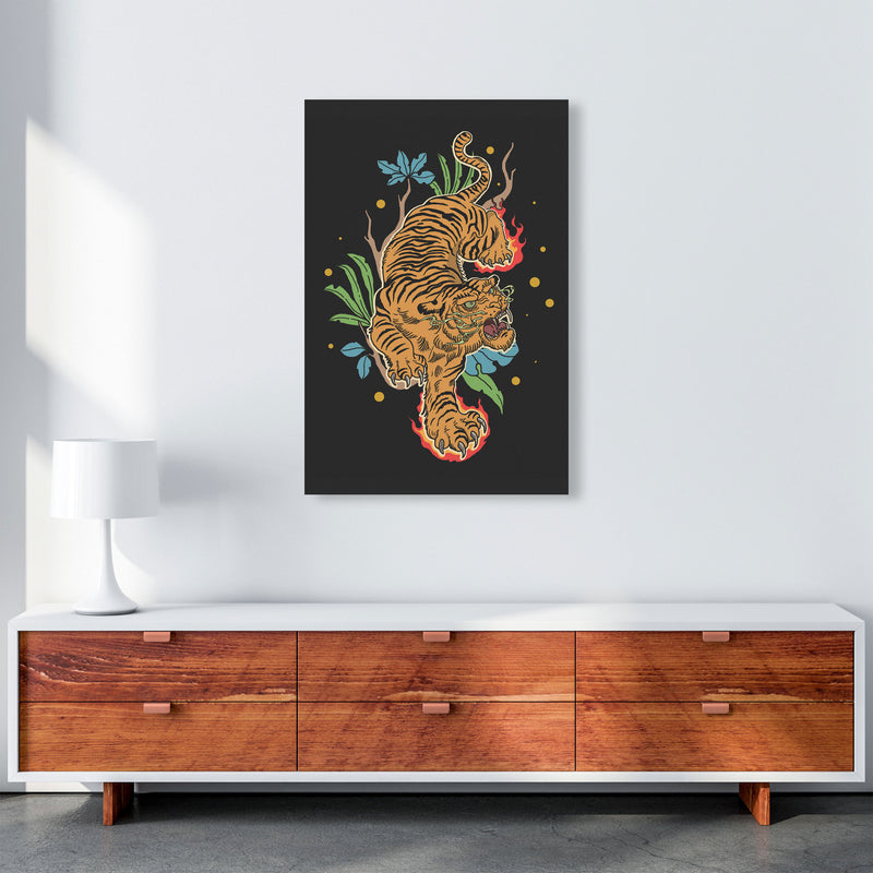 Classic Tiger Tattoo Art Print by Jason Stanley A1 Canvas