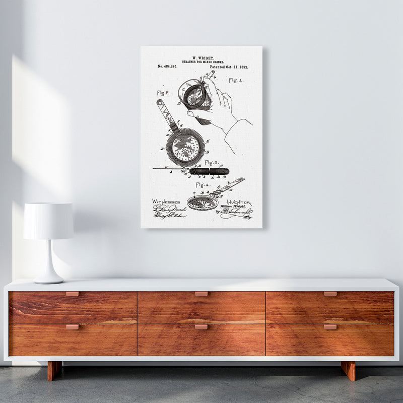Drink Strainer Patent Art Print by Jason Stanley A1 Canvas