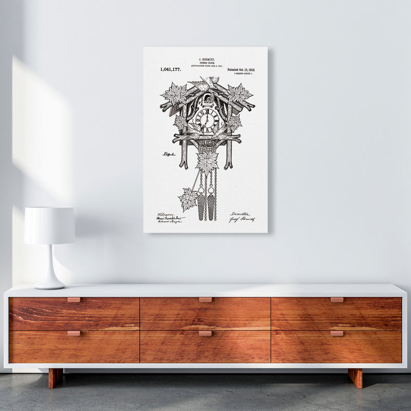 Cuckoo Clock Patent Art Print by Jason Stanley A1 Canvas
