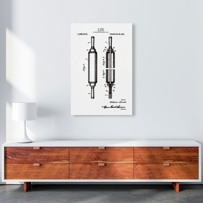 Rolling Pin Patent Art Print by Jason Stanley A1 Canvas