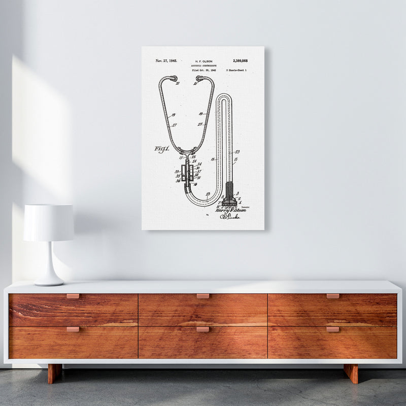 Stethoscope Patent Art Print by Jason Stanley A1 Canvas