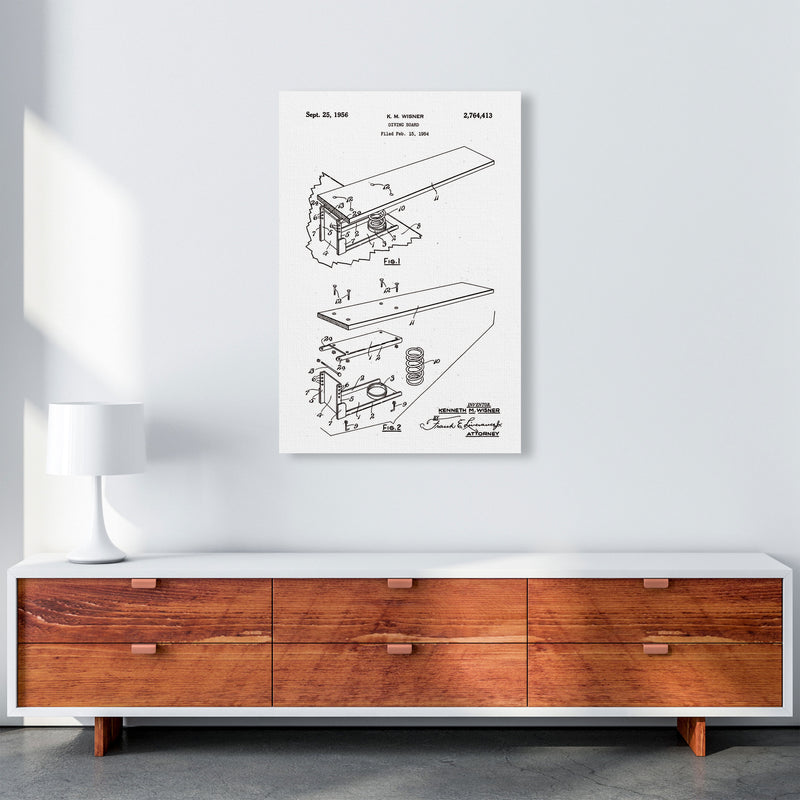 Diving Board Patent Art Print by Jason Stanley A1 Canvas