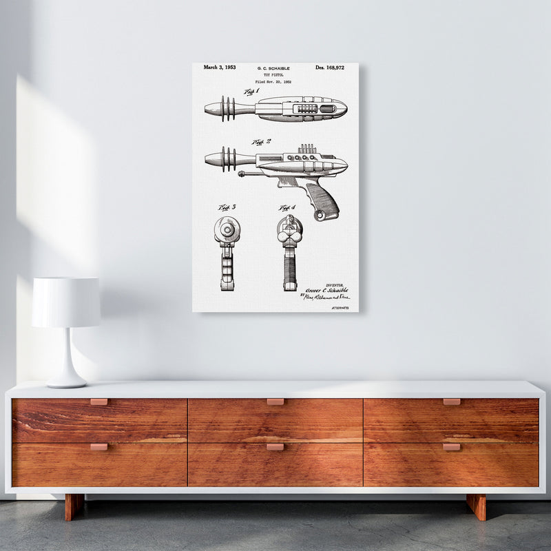 Ray Gun Patent Art Print by Jason Stanley A1 Canvas