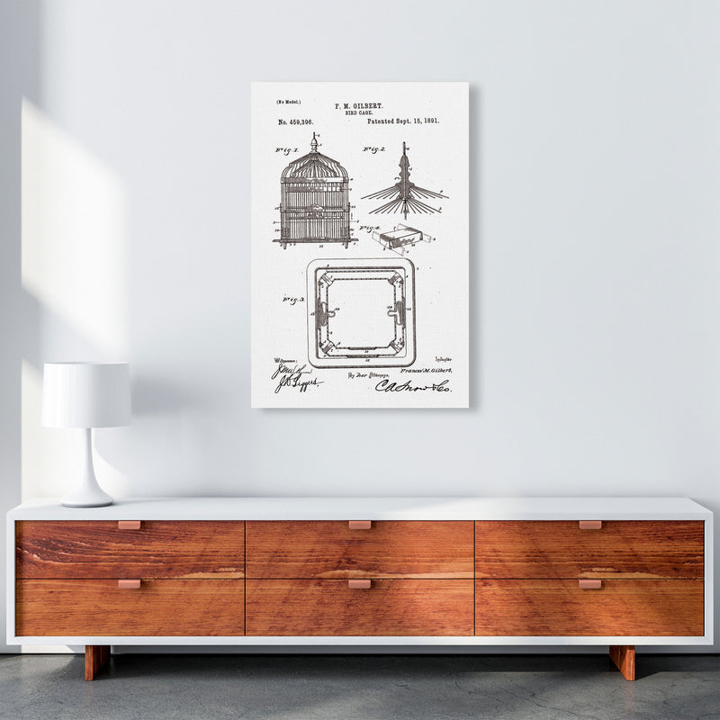 Bird Cage Patent Art Print by Jason Stanley A1 Canvas