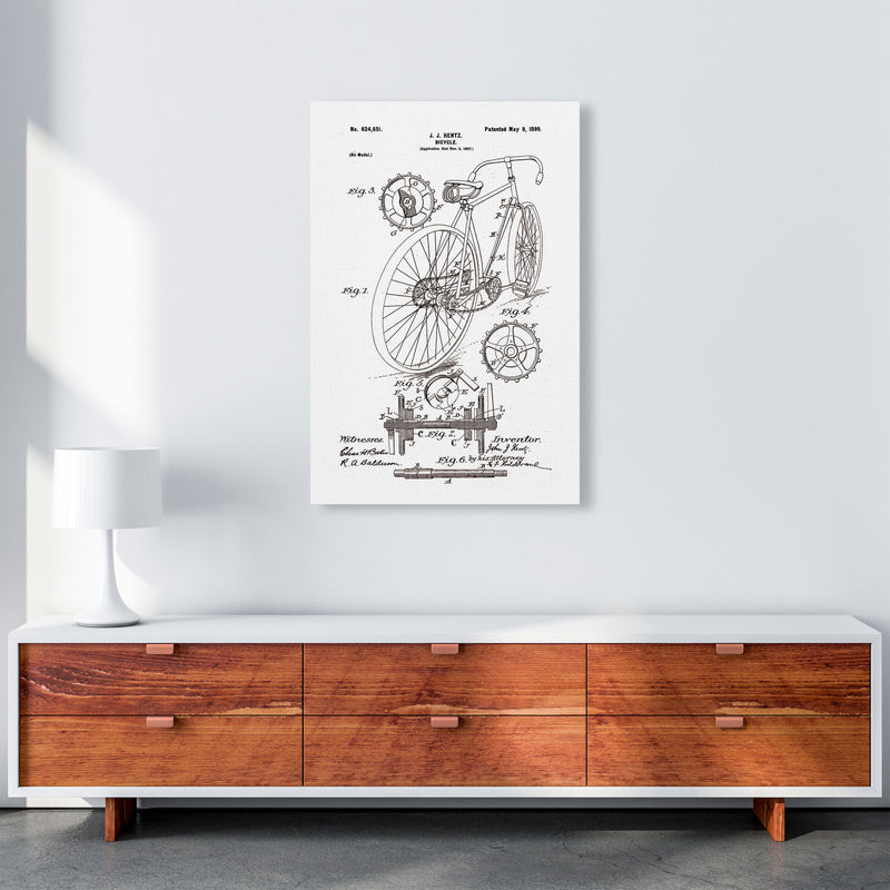 Bicycle Patent Art Print by Jason Stanley A1 Canvas