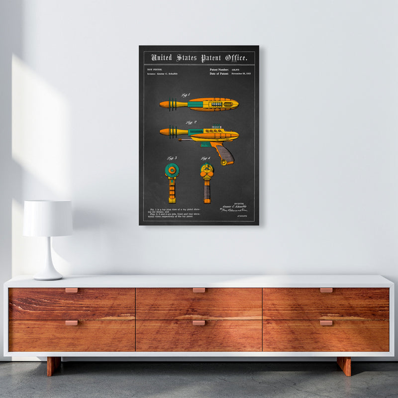 Raygun Art Print by Jason Stanley A1 Canvas