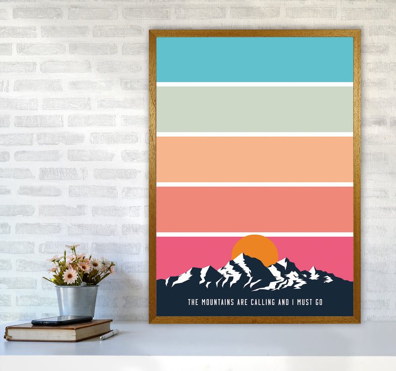 The Mountains Are Calling, And I Must Go Art Print by Jason Stanley A1 Print Only
