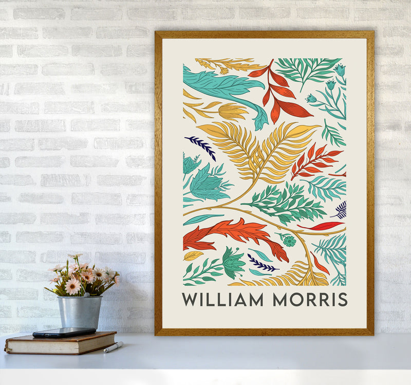 William Morris- Vibrant Wild Flowers Art Print by Jason Stanley A1 Print Only