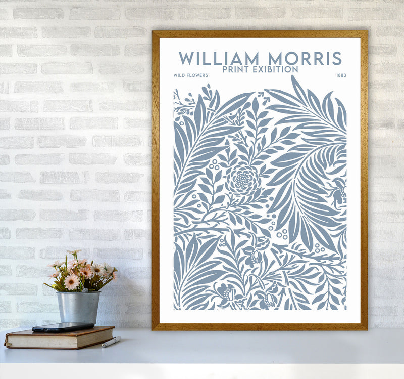 William Morris Print Exibition White Art Print by Jason Stanley A1 Print Only