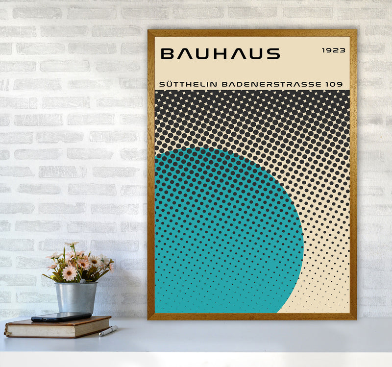 Bauhaus Geometric Teal Vibe II Art Print by Jason Stanley A1 Print Only