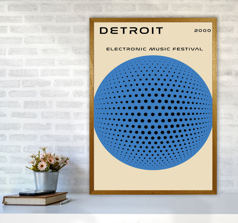 Detroit Electronic Music Festival Art Print by Jason Stanley A1 Print Only